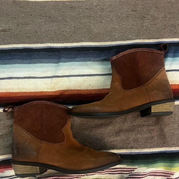 Journee Collection Shoes - Leather booties